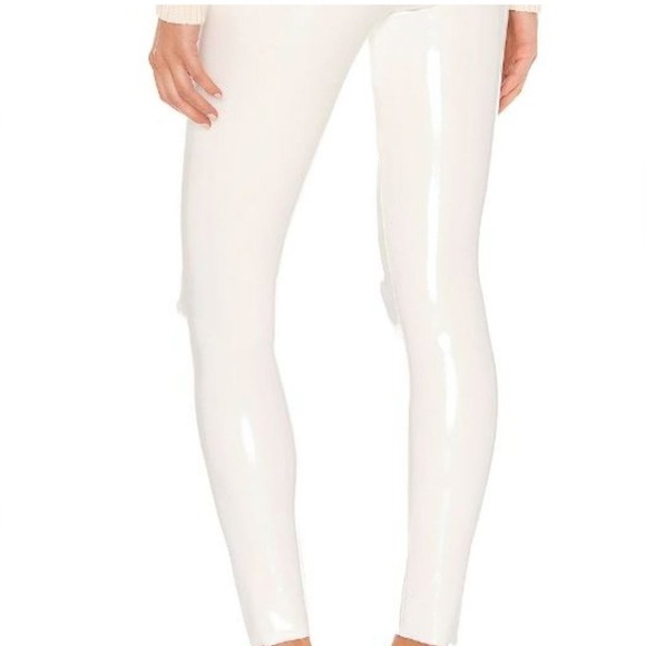Commando Faux Patent Leather Legging in white size S - Picture 3 of 9